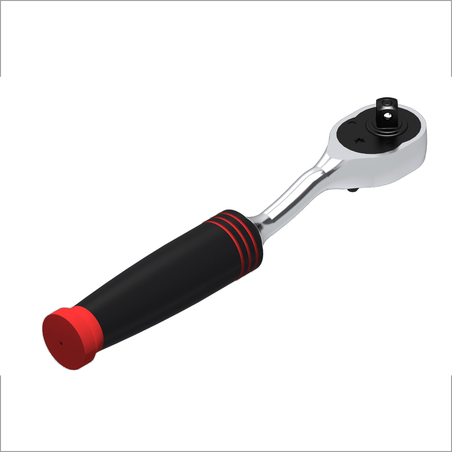 ToolsIsland Ratchet Racing Grip: Hybrid Stealth Edition 1/2" (No Logo)